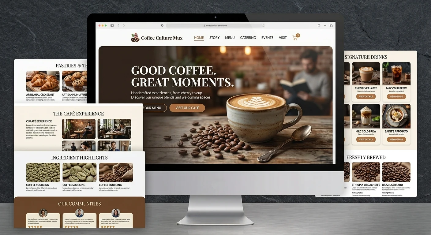 Coffee Culture website screenshot