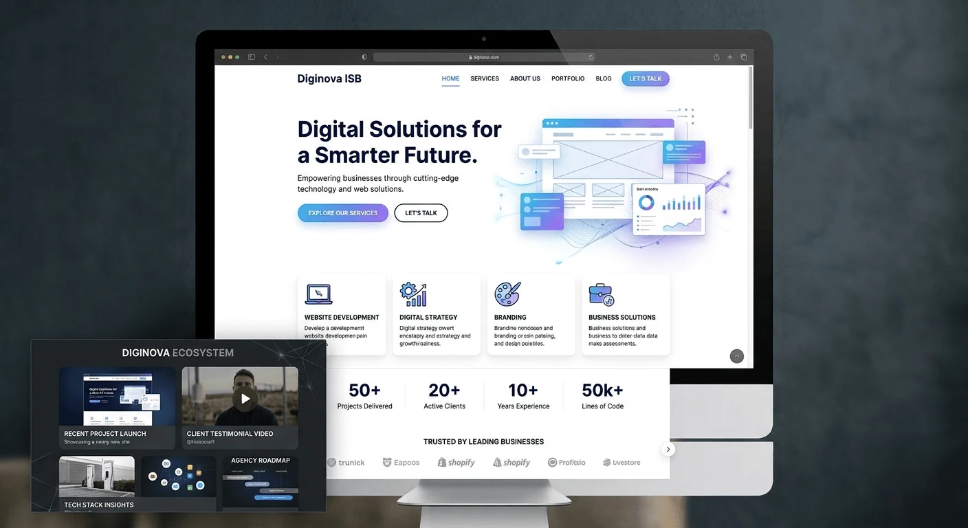DigiNova website screenshot